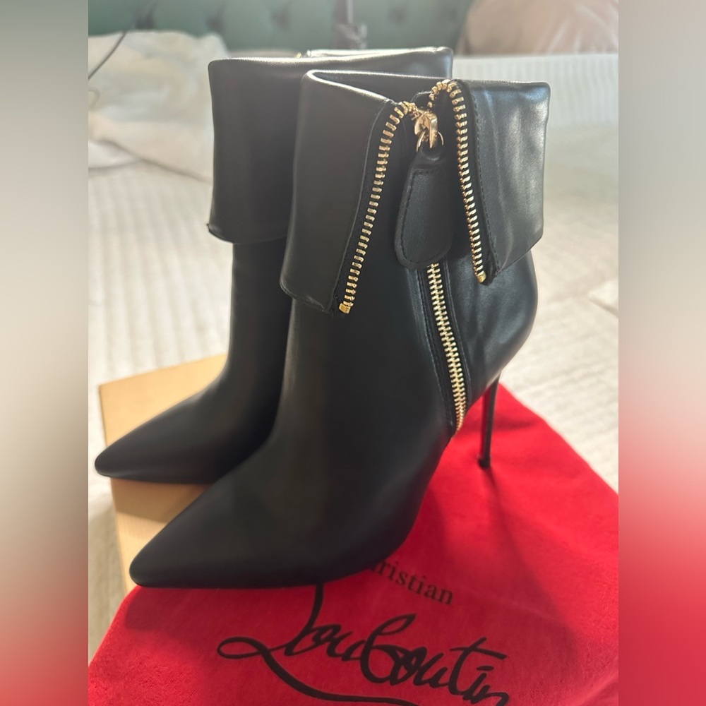 Red bottom boots! Only worn once. These are ONLY for fun! Do not come at me!